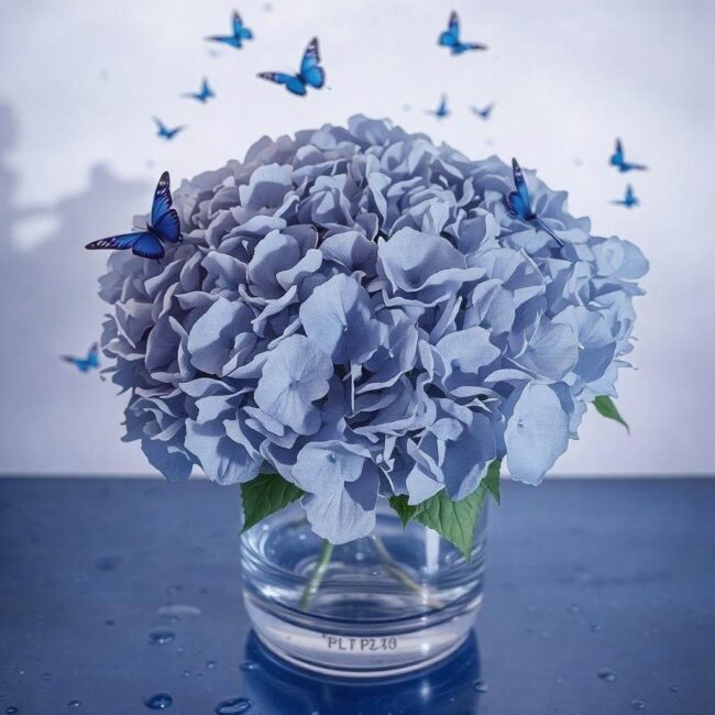 Zimowanie hortensji bukietowej